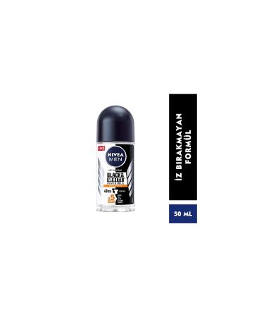 NIVEA Menblack & White Roll Oninvisible Strong Effect 50 ml
