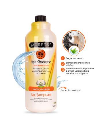 Morfose Shampoo Herbal Salt-Free 1000 ml X 2 Pieces - Buy Online on GoSupps.com