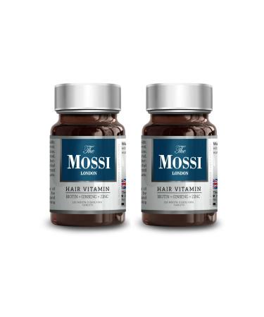 The Mossi London Hair Vitamin 120 Tablets Mouth Soluble Hair Vitamin Dual Pack