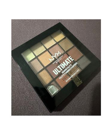 NYX Ultimate Shadow Palette Warm Neutrals - 1 broken eyeshadow - Buy Online on GoSupps.com