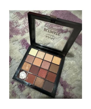 NYX Ultimate Shadow Palette Warm Neutrals - 1 broken eyeshadow - Buy Online on GoSupps.com