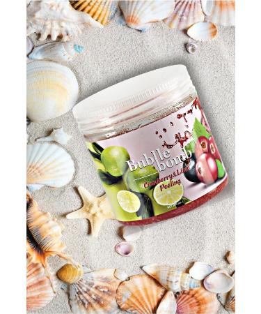 BUBBLEBOMB Cranberrylime Peeling 500ml Body Care Peeling - Buy Online on GoSupps.com