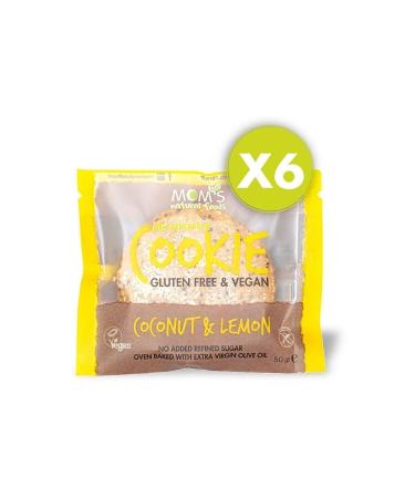 Mom's Natural Foods 6-Pack Gluten-Free Lemon & Coconut Cookies