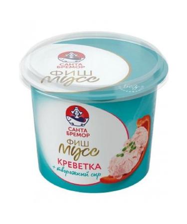 Santa bremor ''fish-mousse''with calamari shrimp and codfish paste