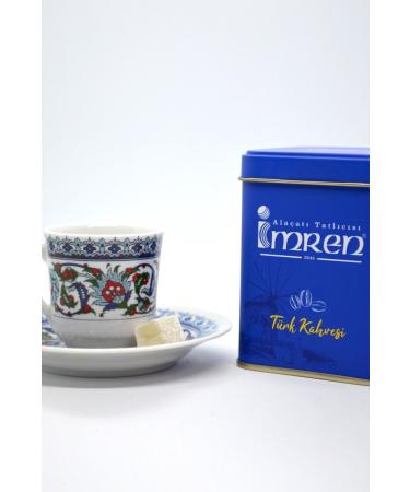 IMREN ALACATI DESSERT & GUM Imren Alacati Boxed Plain Turkish Coffee 100gr