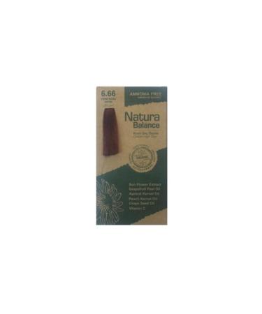 NATURABALANCE Natura Balance - Organic Cream Hair Dye 6.66 Cherry Red 60ml