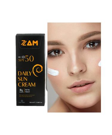 7zam Sun Cream 100 ml Face and Body Spf50 Prevents Stain Formation and Adds Brightness to the Skin