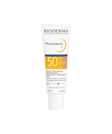 Bioderma Photoderm M SPF50+ Golden Blue light anti-dark spot light sunscreen - 40ml