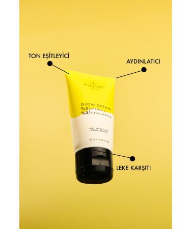 Polente Natural GLOW CREAM - Brightening Blemish Cream with Vitamin C & Arbutin 50 ml - Buy Online on GoSupps.com