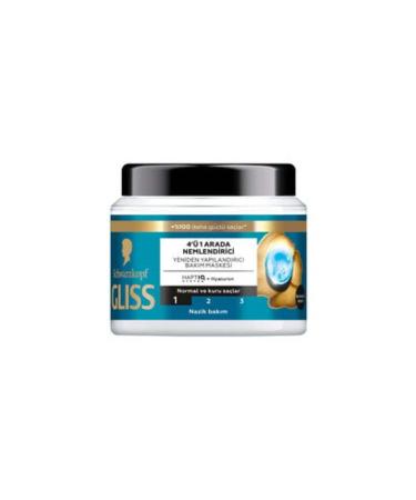 Baby ( CLAY MASK GIFT ) Gliss Aqua Revive Hair Care Mask 400 Ml ( 1 PIECE )