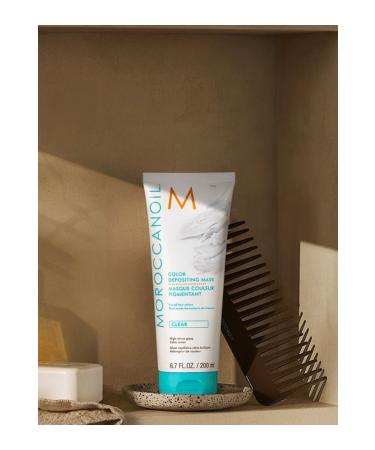 Moroccanoil Color Depositing Color Refreshing Mask Clear For Blonde Hair 200ml - Buy Online on GoSupps.com