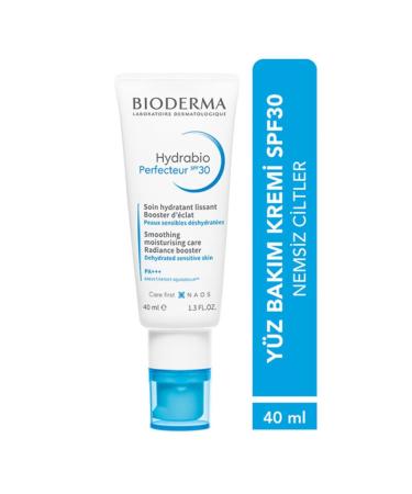 Bioderma Hydrabio Perfecteur Spf30 - Moisturizing Cream with Smoothing Effect for Sensitive Skin 40 ml