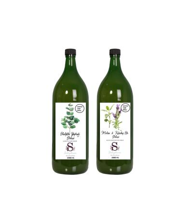 Suheylaana Natural Eucalyptus Leaf Vinegar 2000 ml and Melissa & Black Pepper Vinegar 2000 ml