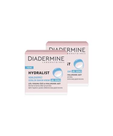 Diadermine Hydralist Moisturizing Care Cream Silky Texture 50 ml X 2 Pack