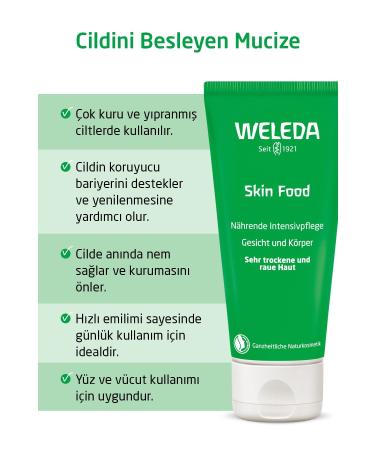 Weleda Skin Food Moisturizing and Nourishing Organic Care Cream 75 ml - For Very Dry and Dry Skin - Buy Online on GoSupps.com
