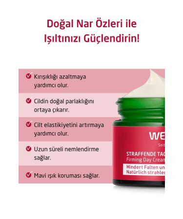 Weleda Pomegranate & Maca Peptides Organic Pomegranate Firming Day Cream 40ml - Buy Online on GoSupps.com