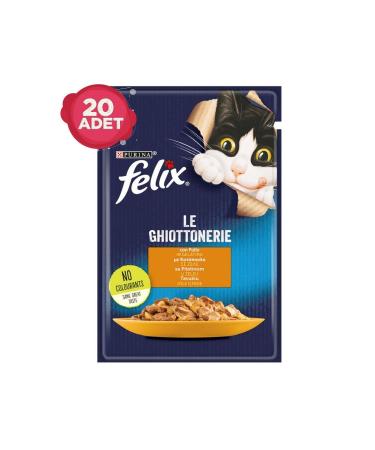 FELIX Felix Chicken Pouch Cat Wet Food Canned 20 X 85 Gr.