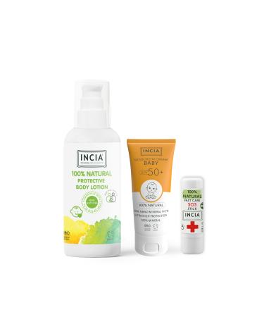 INCIA 0 Natural Baby Sun Care Set - Buy Online on GoSupps.com