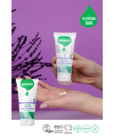 Siveno 0 Natural Hand and Body Cream Lavender Skin Soothing Repairing Intensive Moisturizer Vegan 50 ml - Buy Online on GoSupps.com