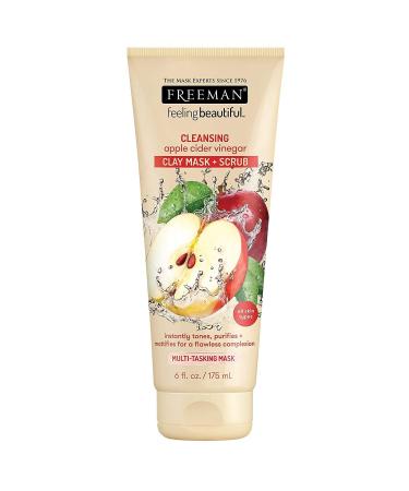 Freeman Apple Cider Vinegar Foaming Clay Mask Scrub 175ml