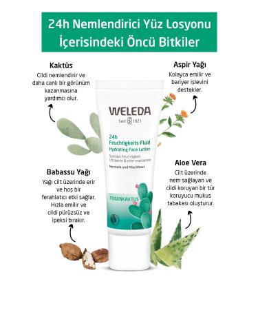 Weleda Cactus 24h Organic Moisturizing Face Lotion 30ml - Buy Online on GoSupps.com