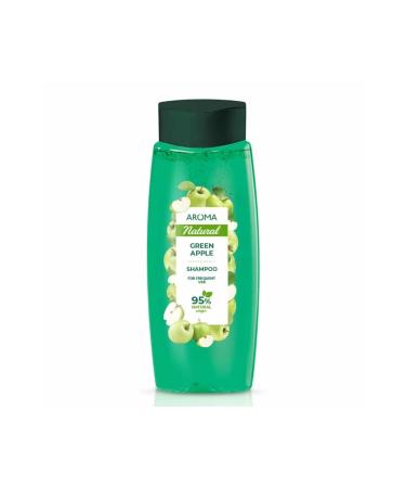 AROMA NATURAL Shampoo Green Apple 95% Herbal 400 ml