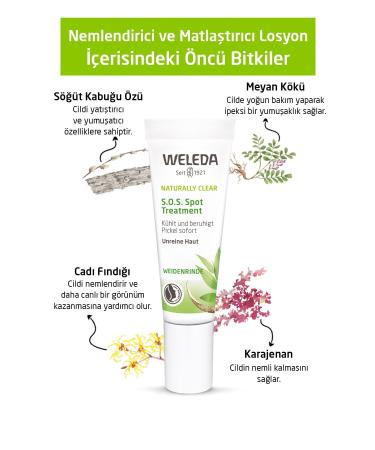 Weleda Naturally Clear Organic Acne Care Cream 10 ml - Buy Online on GoSupps.com