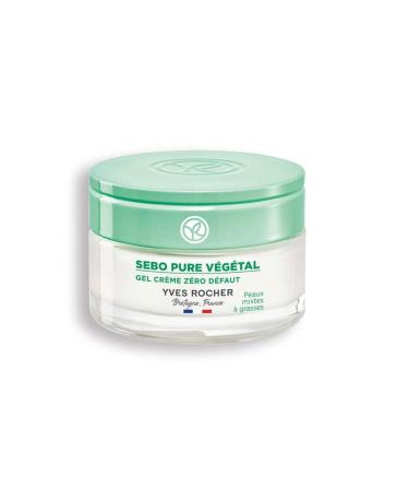 Yves Rocher Gel Cream Sebo Pure Vegetal Oil Balancing and Mattifying Zinc & Salicylic Acid 50 ml