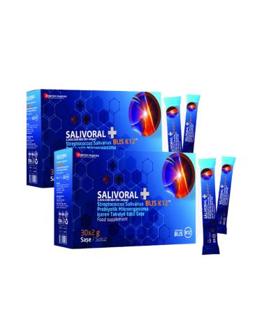 SALIVORAL Salivoral Probiotic Microorganism 2 gr 30 Sachets X 2 Pieces