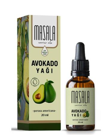 Masala Pure Avocado Oil 20 ml. Cold Pressed