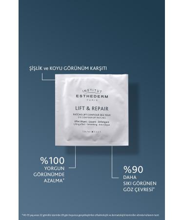 INSTITUT ESTHEDERM Flawless Skin - LIFT PATCHES TIRED APPEARANCE-WRINKLE REDUCTION SOS EYE CONCRETE MASK 2X10 DMBA510 - Buy Online on GoSupps.com