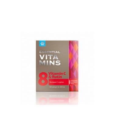 Siberian Wellness Vitamin C And Rutin - Essential Vitamins-powerful Antioxidant Food Supplement - Buy Online on GoSupps.com