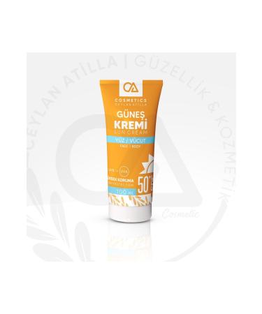 CA Cosmetics Moisturizing and Anti-Spot 50 Spf Brightening High Protection Sunscreen 100ml - Buy Online on GoSupps.com