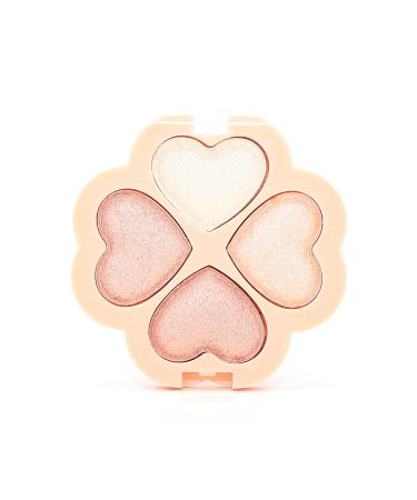 Roesia Rose Cosmetics Rose Bright 4-Pack Baked Highlighter Palette