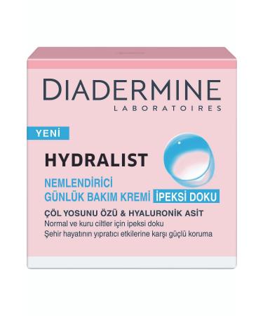 Diadermine Hydralist Moisturizing Daily Care Cream Silky Texture 50 Ml