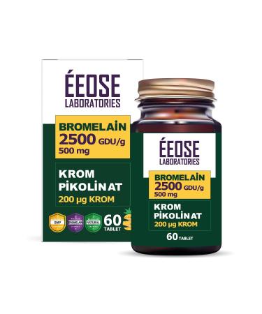 Eeose Bromelain 2500 Gdu/g And Chromium Picolinate - 60 Tablets