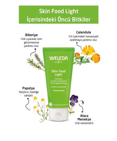 Weleda Skin Food Light Moisturizing and Nourishing Organic Care Cream 75ml - Normal and Dry Skin - Buy Online on GoSupps.com