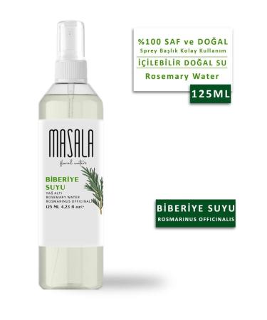 Masala Hydrolat Set 0 Natural Oil Pure Rose Water - Rosemary Water - Lavender Water (3 x125 ml.) - Buy Online on GoSupps.com