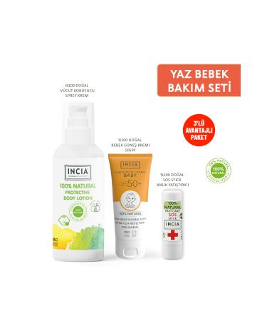 INCIA 0 Natural Baby Sun Care Set