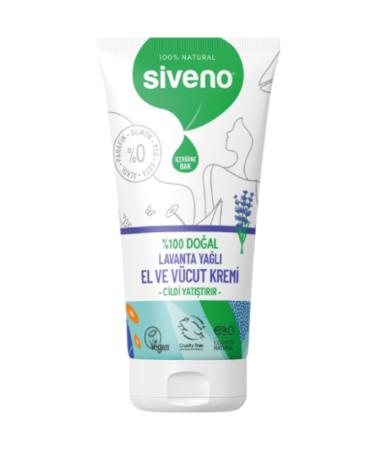 Siveno 0 Natural Hand and Body Cream Lavender Skin Soothing Repairing Intensive Moisturizer Vegan 50 ml - Buy Online on GoSupps.com