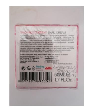 ROSELLA Rose Essence Snail Cream 50 Ml - - Buy Online on GoSupps.com