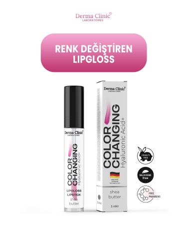 Derma clinic Color Changing Lipgloss Enriched with Hyaluronic Acid