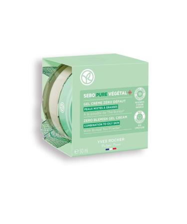 Yves Rocher Gel Cream Sebo Pure Vegetal Oil Balancing and Mattifying Zinc & Salicylic Acid 50 ml - Buy Online on GoSupps.com