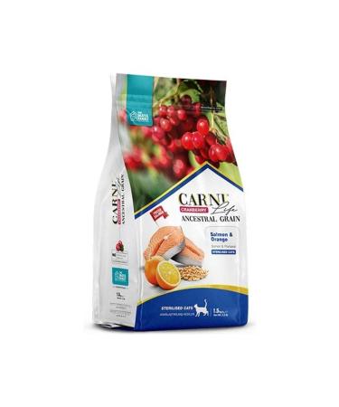 CARNI LIFE Carni Life Cranberry Salmon and Orange Sterile Cat Food 1.5 Kg