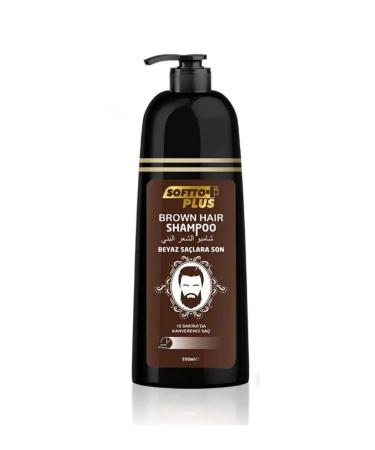 Softto Plus DYEING SHAMPOO FOR BROWN HAIR THAT REMOVES GRAY AND WHITES IN HAIR AND RETURNS IT TO ITS TRUE COLOR