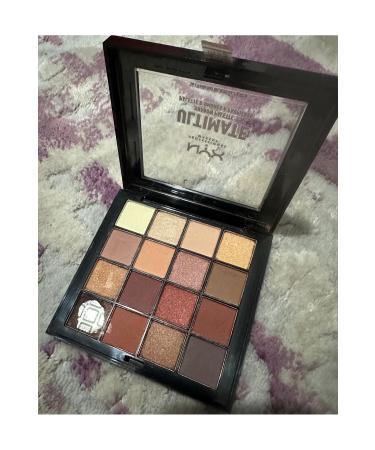 NYX Ultimate Shadow Palette Warm Neutrals - 1 broken eyeshadow - Buy Online on GoSupps.com