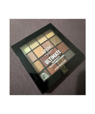 NYX Ultimate Shadow Palette Warm Neutrals - 1 broken eyeshadow - Buy Online on GoSupps.com