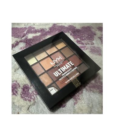 NYX Ultimate Shadow Palette Warm Neutrals - 1 broken eyeshadow - Buy Online on GoSupps.com
