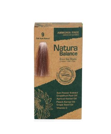 NATURABALANCE Natura Balance Cream Hair Dye - Organic Certified Very Light Blonde 9