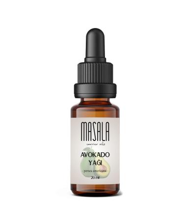 Masala Pure Avocado Oil 20 ml. Cold Pressed - Buy Online on GoSupps.com